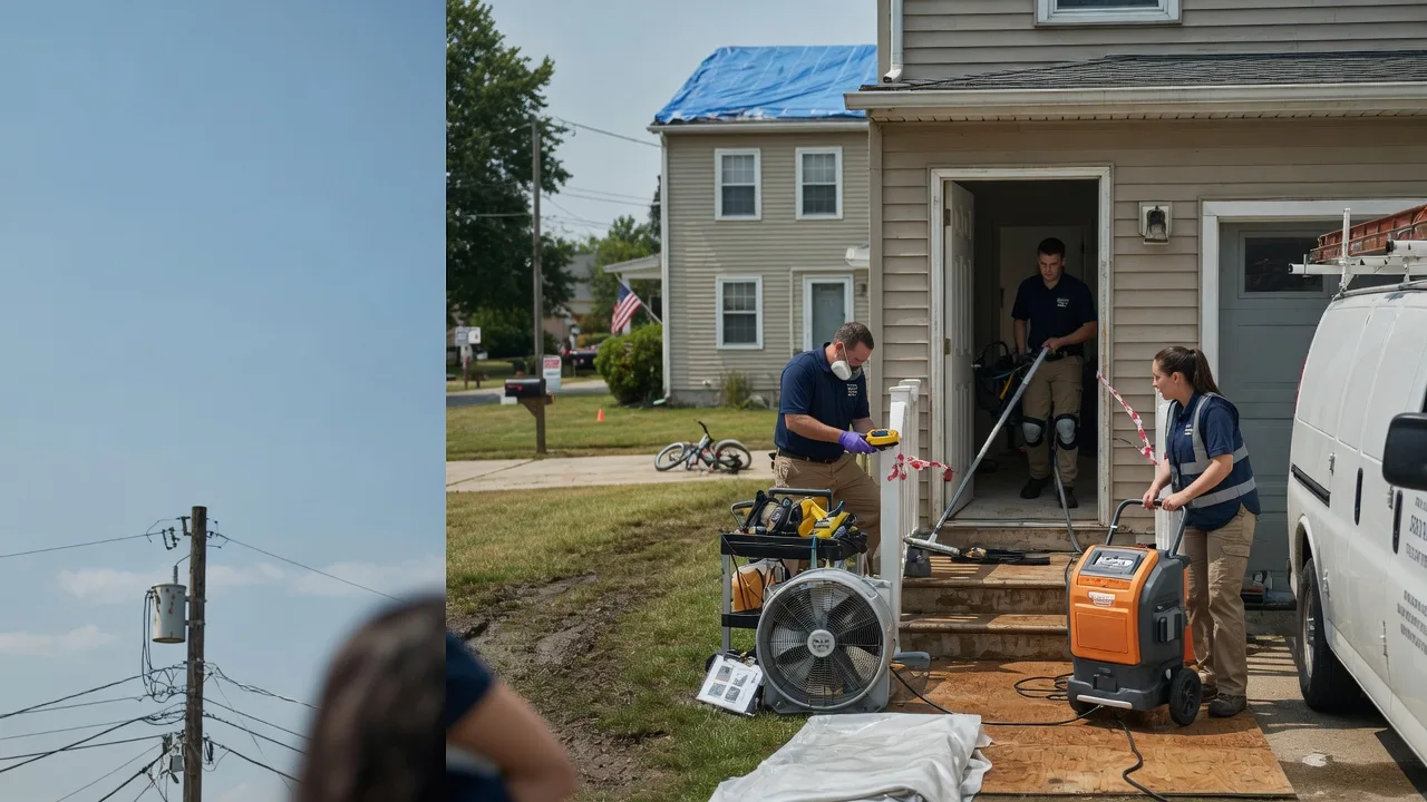 Water Damage Repair in Ellinger, TX near me